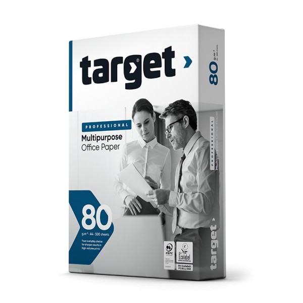 Weiland vergeten teksten Kopieerpapier A4 80 grams Target Professional Hoogwit / Halve pallet (100  pak à 500 vel) - Hildebrand papier